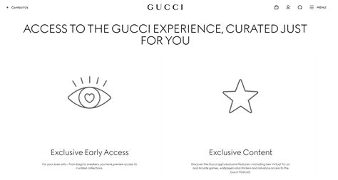 gucci membership program